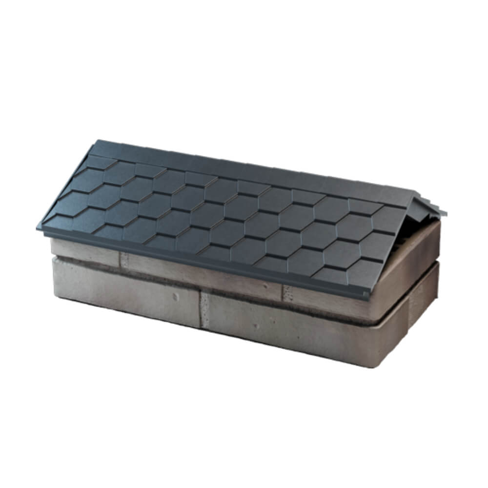 Парапет Zking Эверест Серый с посадкой на 1 кирпич (200/225/255мм) в Балашихе фото