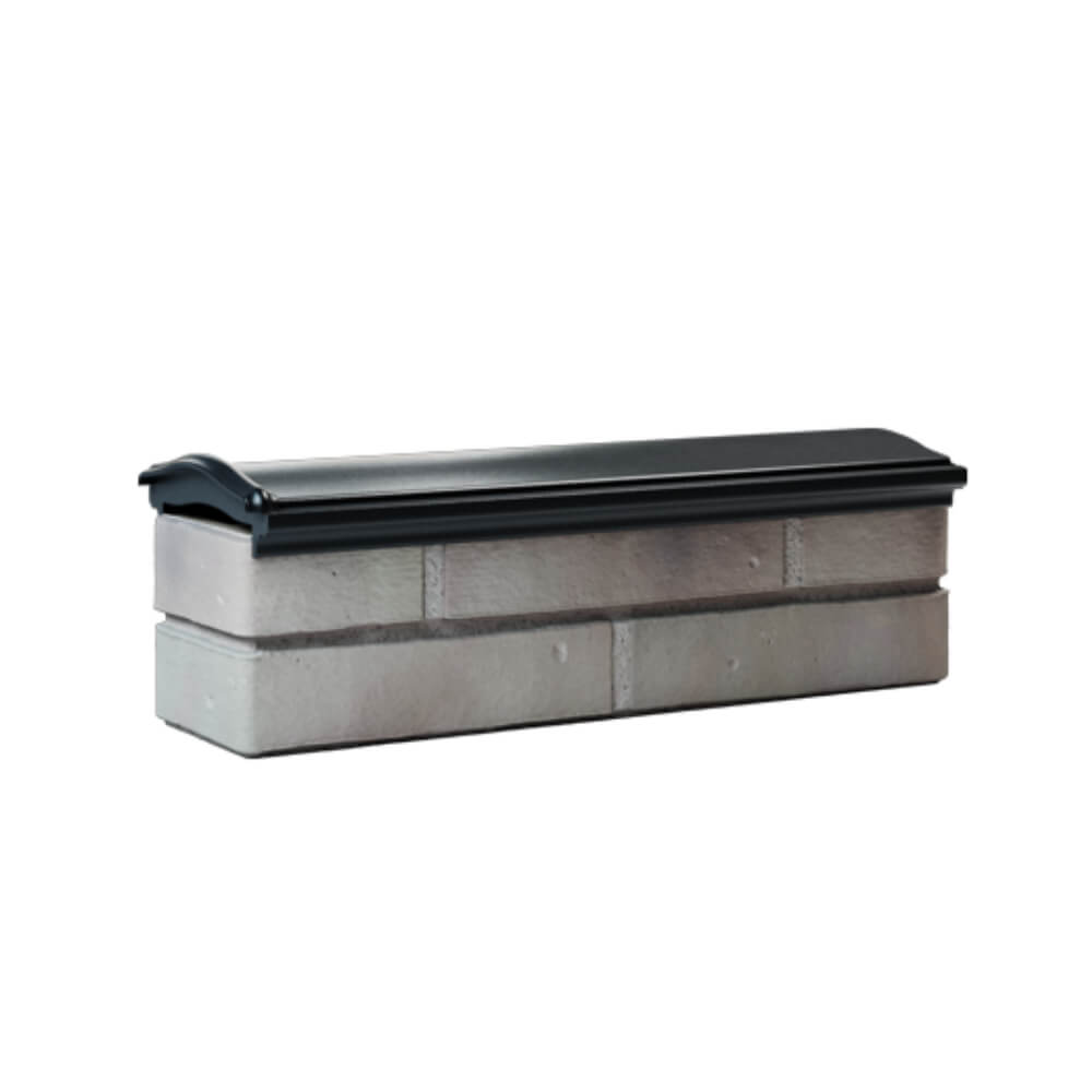 Парапет Zking Монблан Черный посадка на 0.5 кирпича (130мм) Балашиха фото