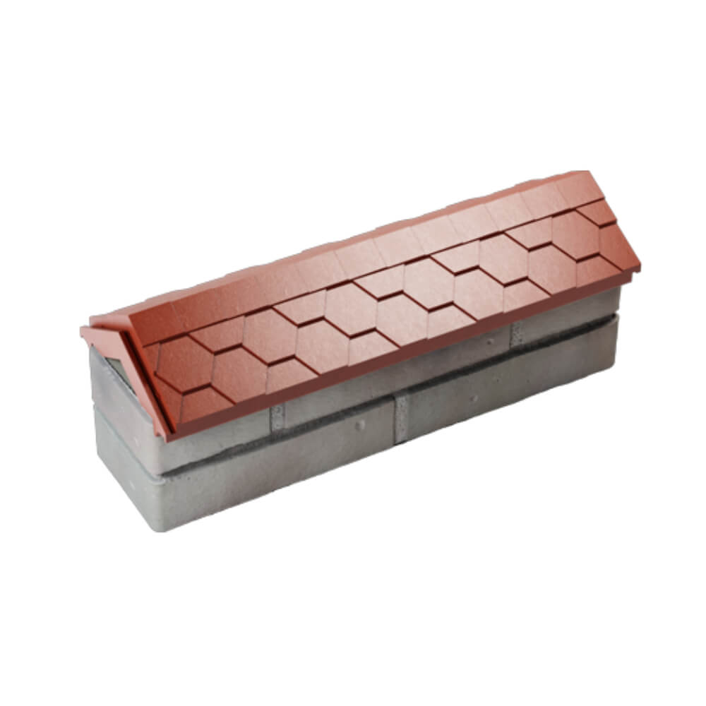 Парапет Zking Эверест Красный с посадкой на 0.5 кирпича (130мм) в Балашихе фото