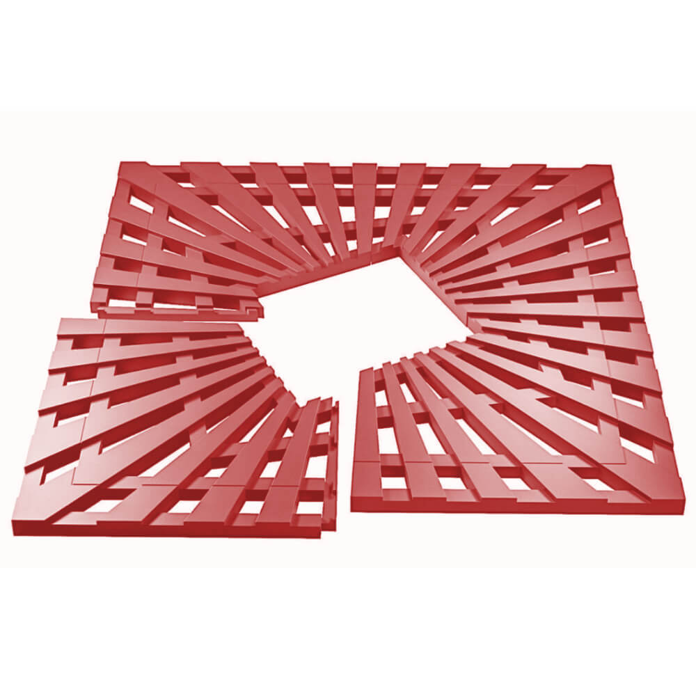 Приствольная решетка для дерева ZKING ATMOSPHERE 1.2х1.2м Красная в Балашихе фото