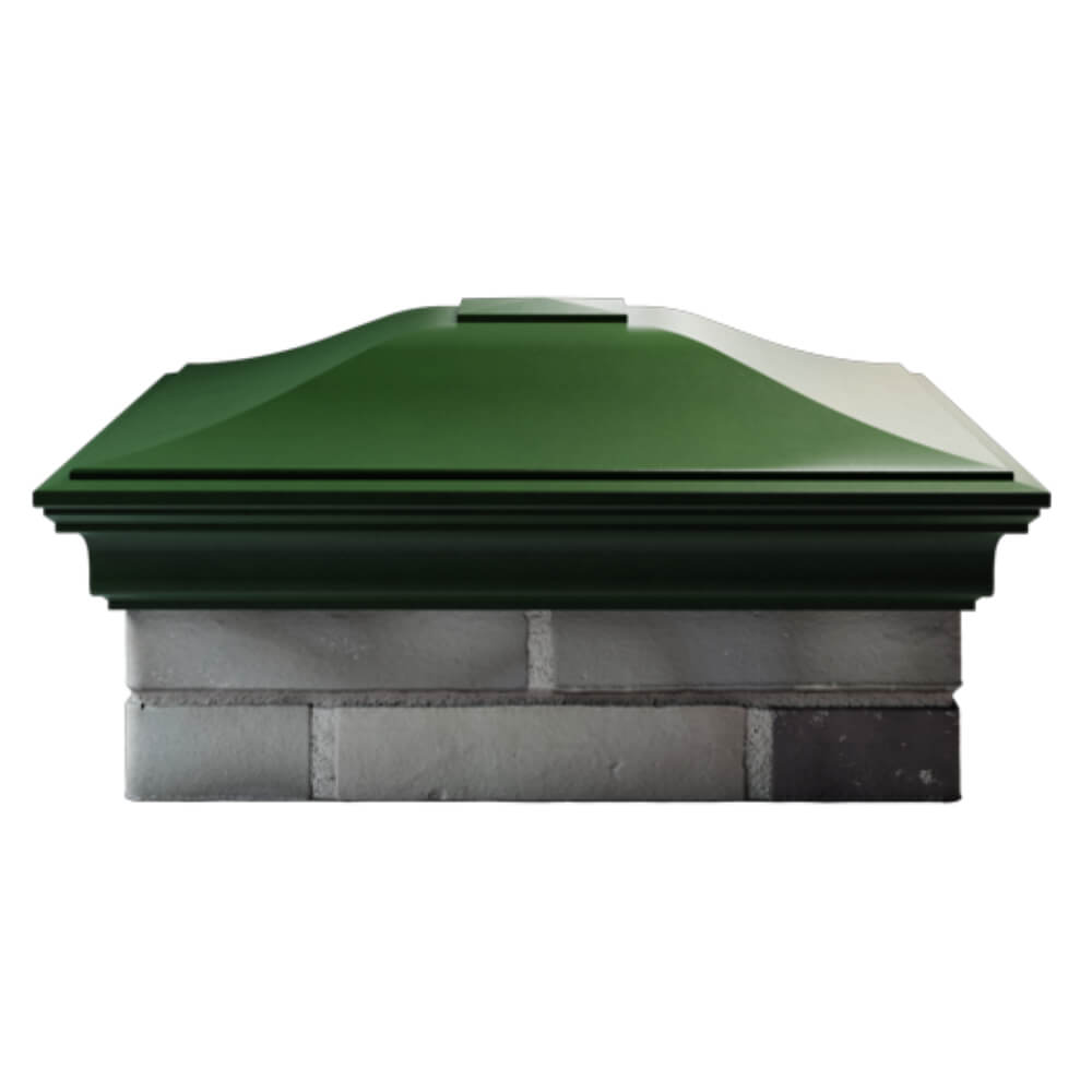 Колпак Zking Монблан Зеленый на столб 2х2 кирпича (515х515мм) в Балашихе фото