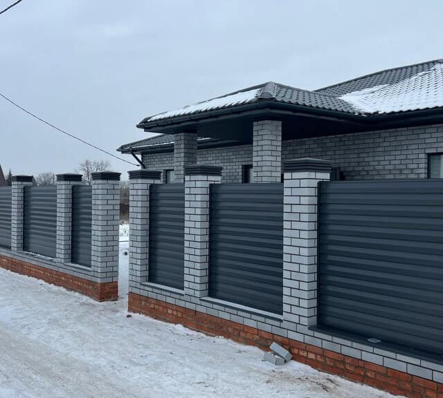 Колпак Zking Бона ХайТек Серый на столб 1.5х1.5 кирпича (385х385мм) в Балашихе фото