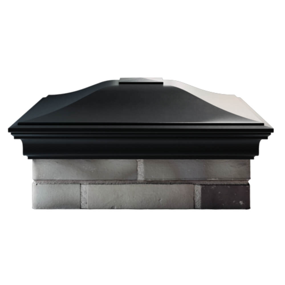 Колпак Zking Монблан Черный на столб 2х2 кирпича (515х515мм) в Балашихе фото