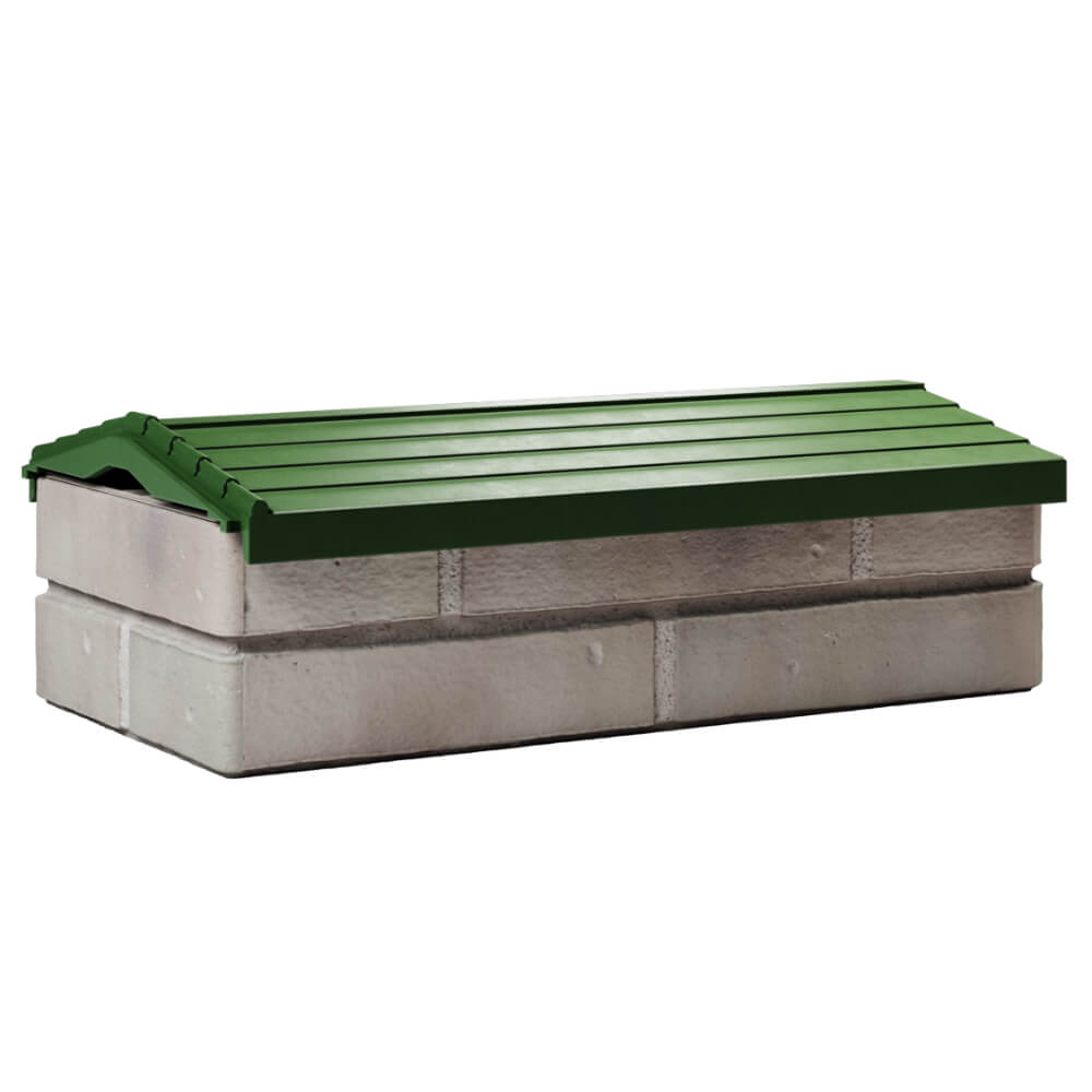 Парапет Zking Бона ХайТек Зеленый с посадкой на 1 кирпич (200/225/255мм) Балашиха фото