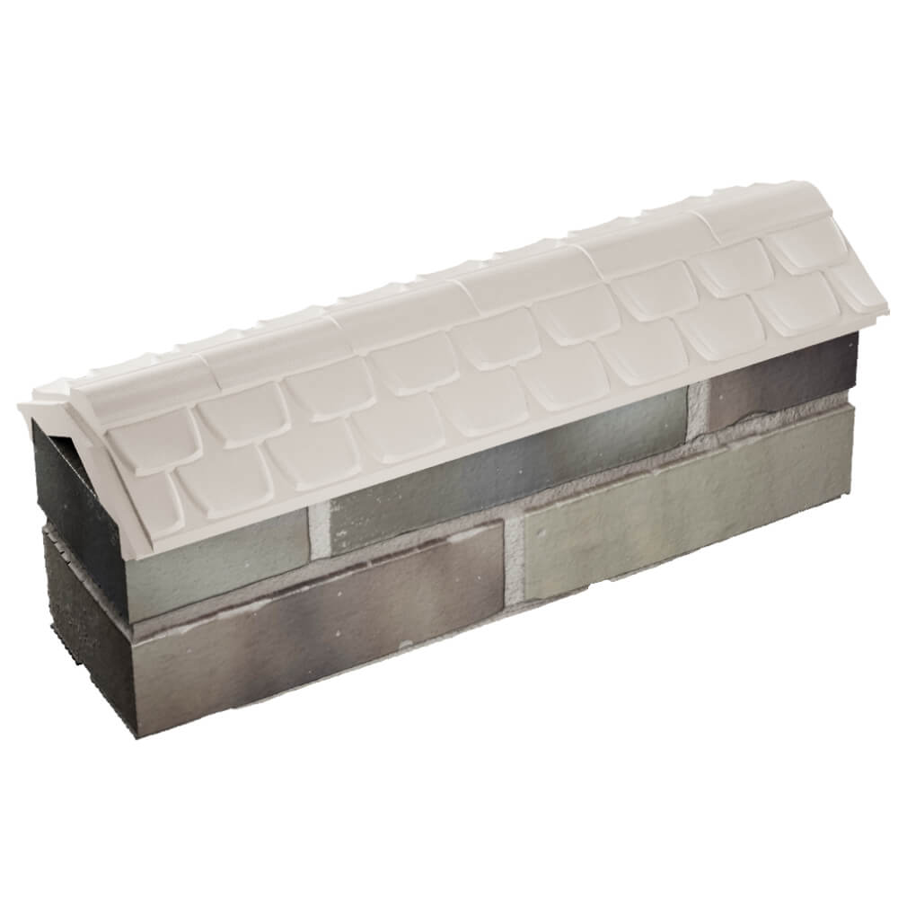 Парапет Zking Эльбрус Бежевый с посадкой на 0.5 кирпича (130мм) в Балашихе фото