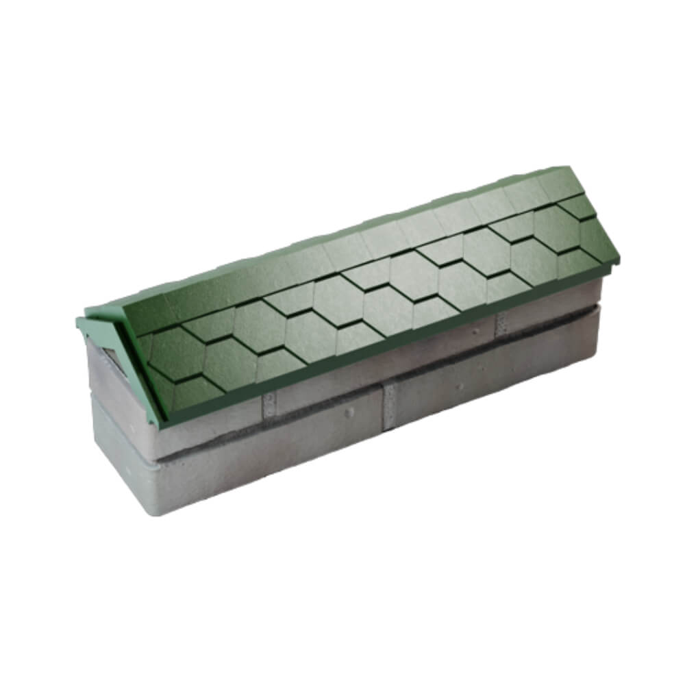 Парапет Zking Эверест Зеленый с посадкой на 0.5 кирпича (130мм) в Балашихе фото