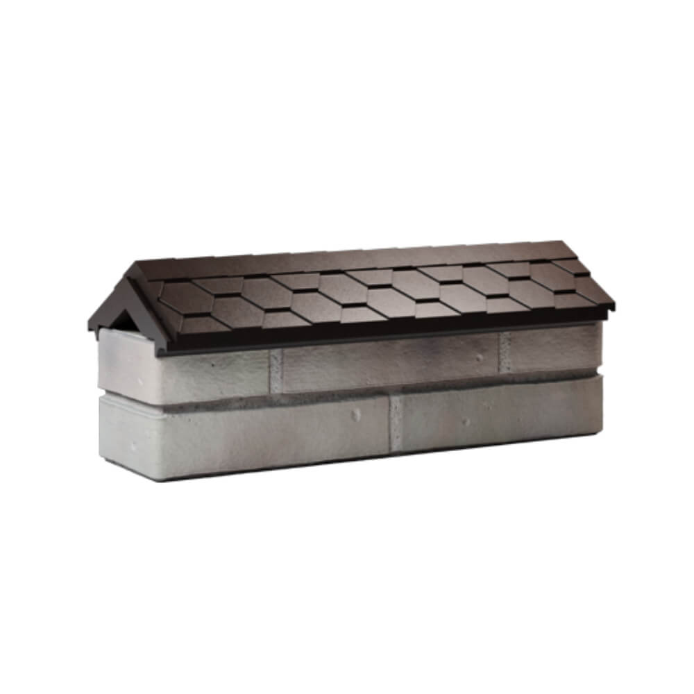 Парапет Zking Эверест Коричневый с посадкой на 0.5 кирпича (130мм) Балашиха фото