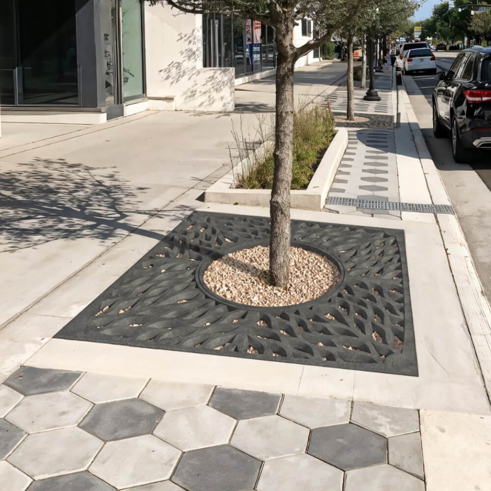 Приствольная решетка для дерева ZKING CRUST 2х2м Черная в Балашихе фото