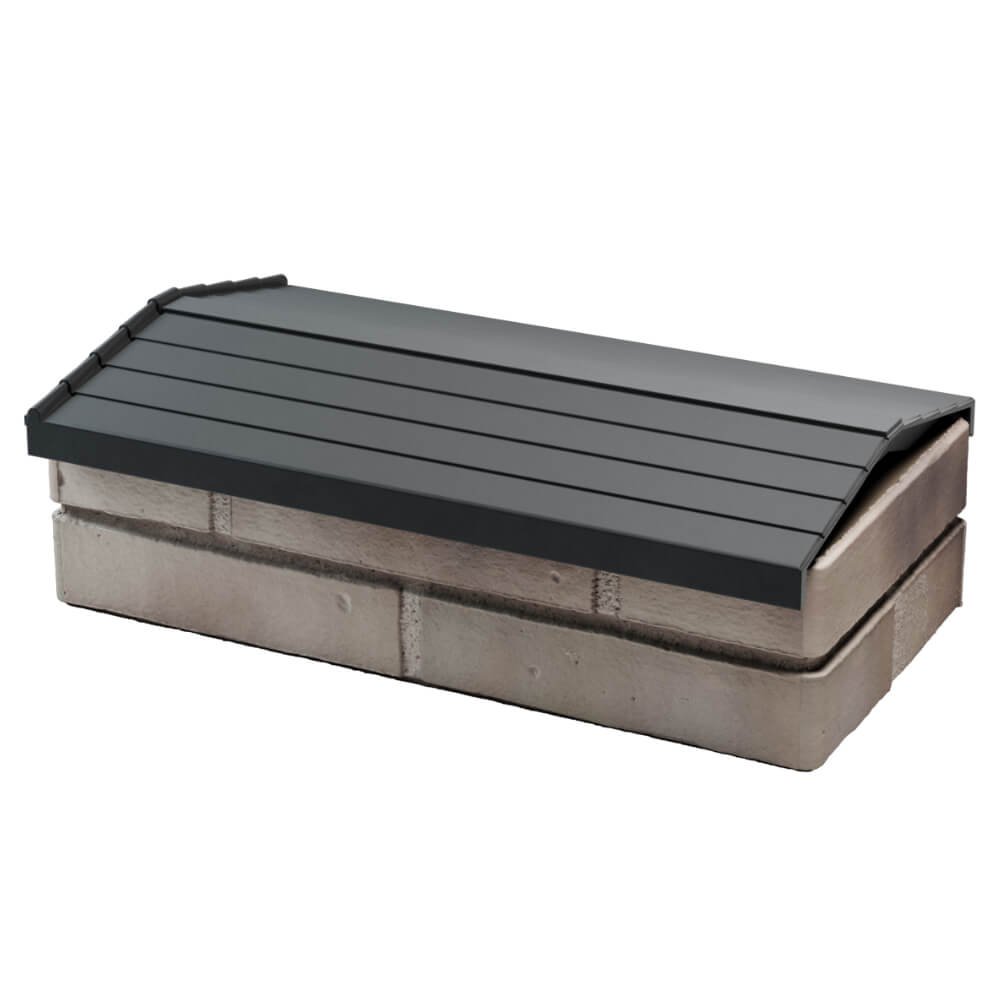 Парапет Zking Бона ХайТек Серый с посадкой на 1 кирпич (200/225/255мм) в Балашихе фото