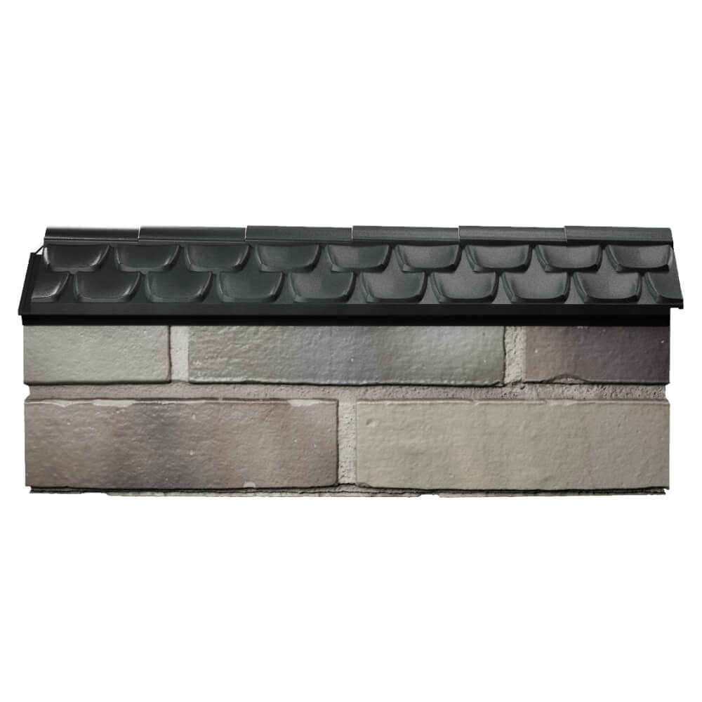 Парапет Zking Эльбрус Черный с посадкой на 0.5 кирпича (130мм) в Балашихе фото